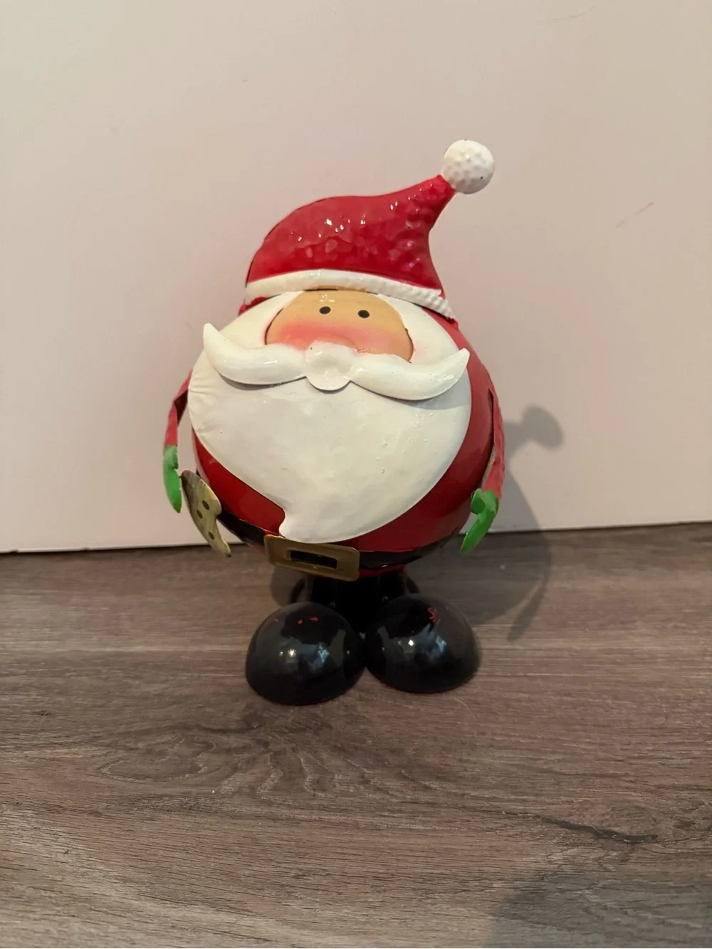 Festive Bouncy Red Santa Figurine- NWOT